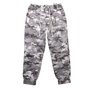 New No Boundaries Womens Utility Camo High Rise Jogger Pants JR Size L 11/13